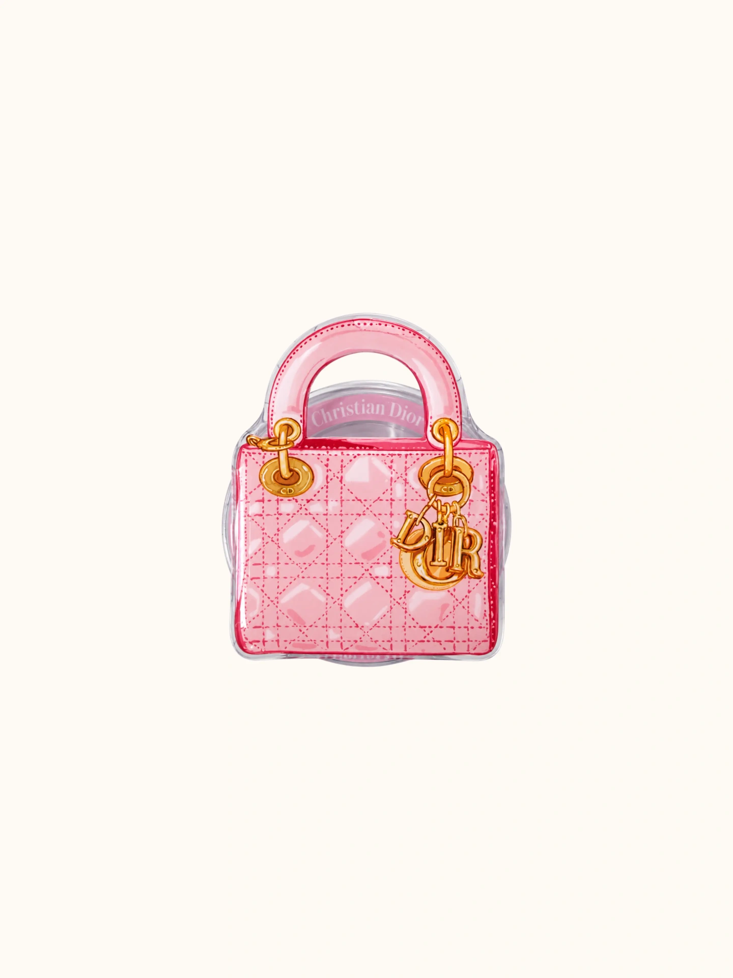 Afbeeldingen van Roze dior tas