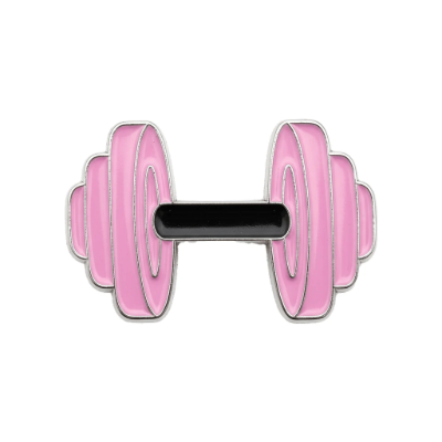 Pink dumbbell