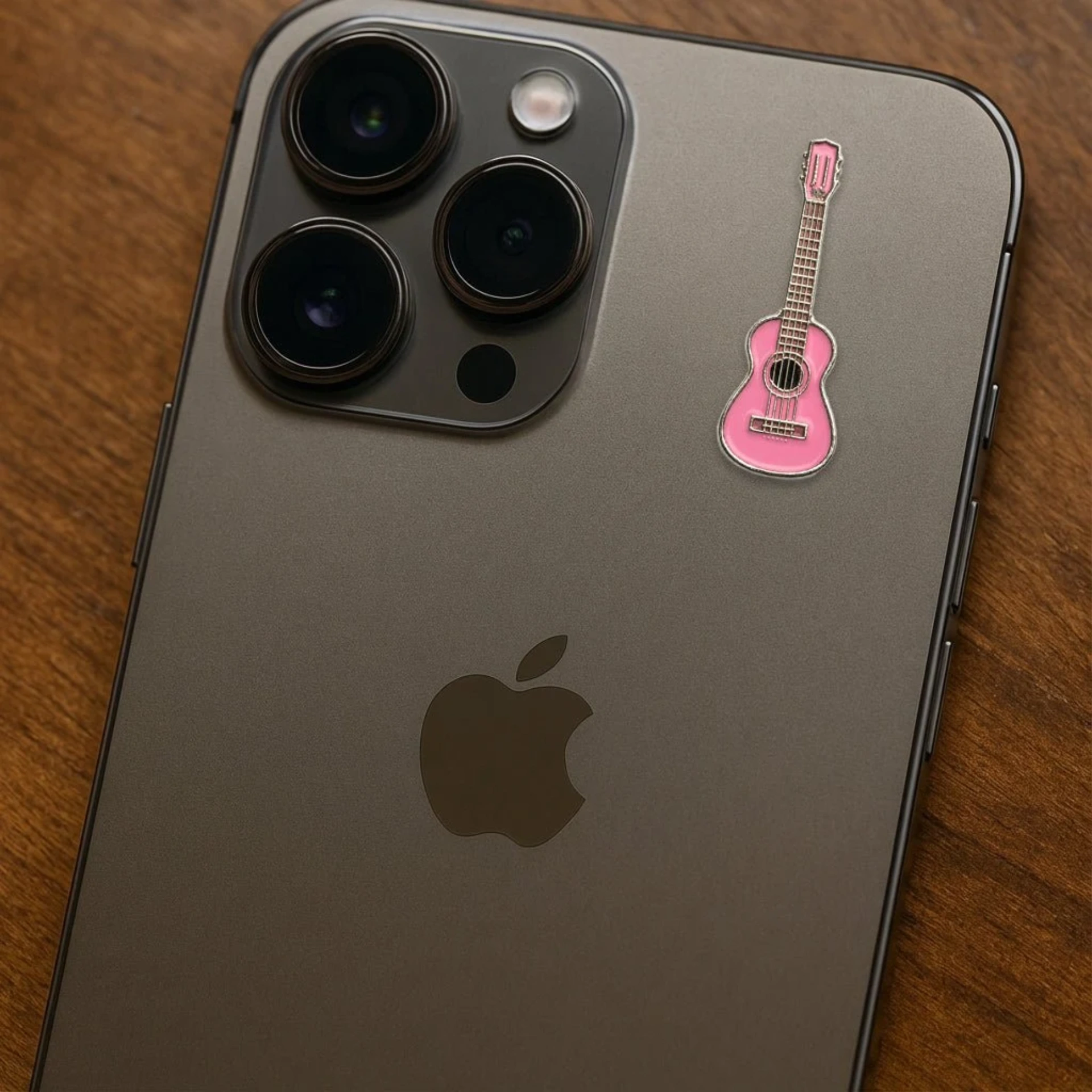 Pink guitar