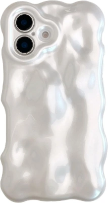 Pearl white wave case