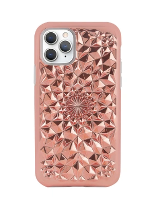 Rose gold crystal case
