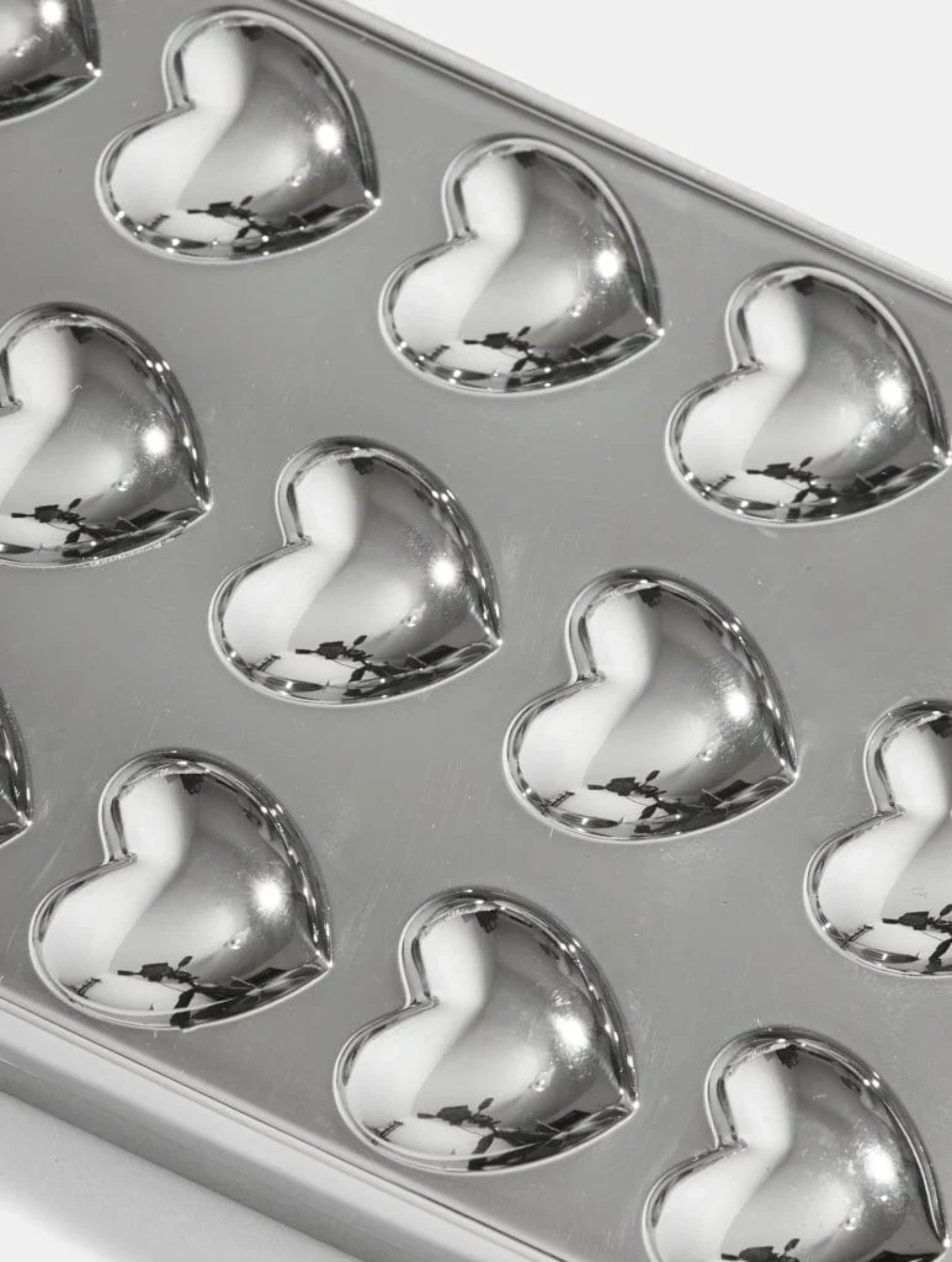 Silver chrome hearts case
