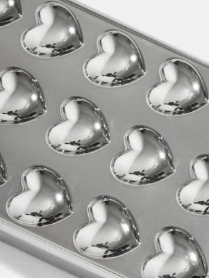 Silver chrome hearts case