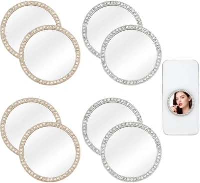Rhinestone mini mirror set