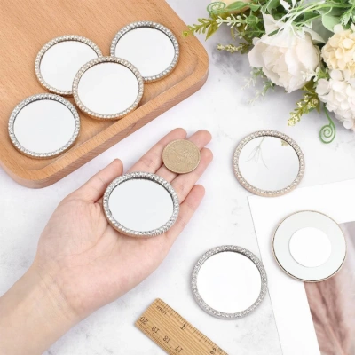 Rhinestone mini mirror set