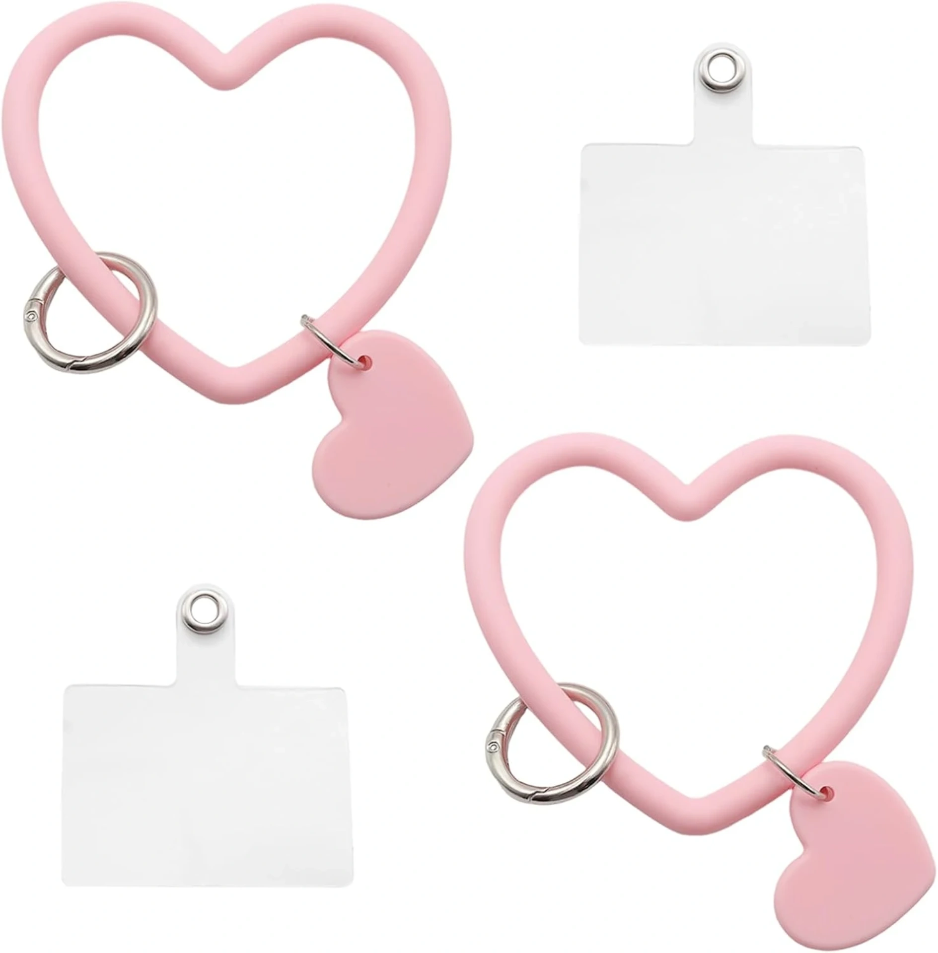 Silicone Heart Loop Strap