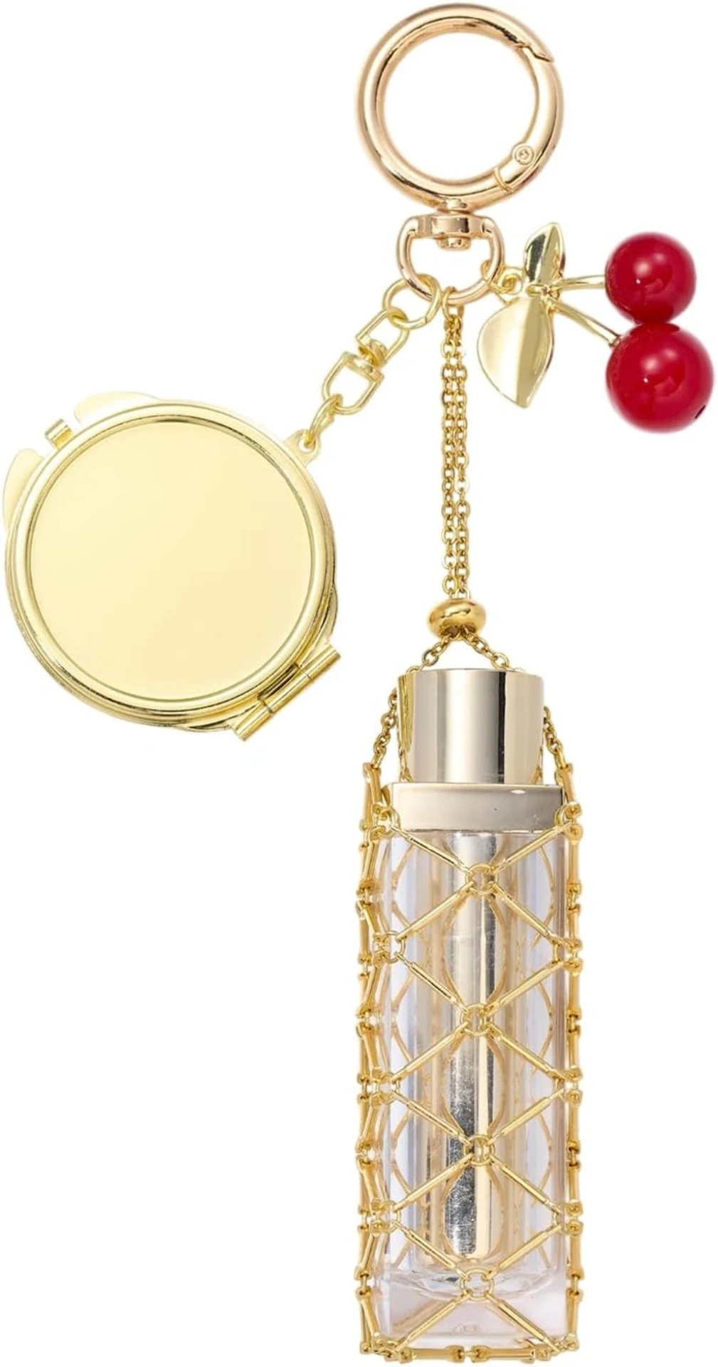 Lip gloss holder cherry gold