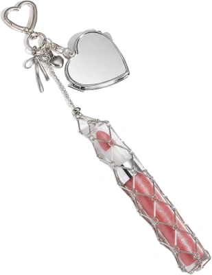 Lip gloss holder heart pink