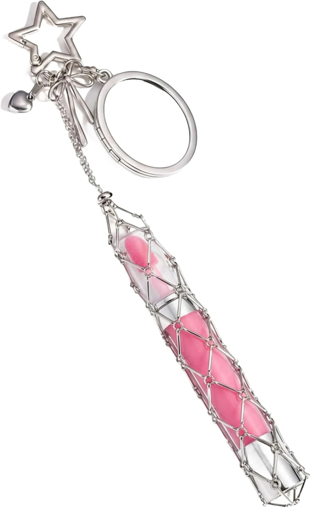 Lip gloss holder star pink