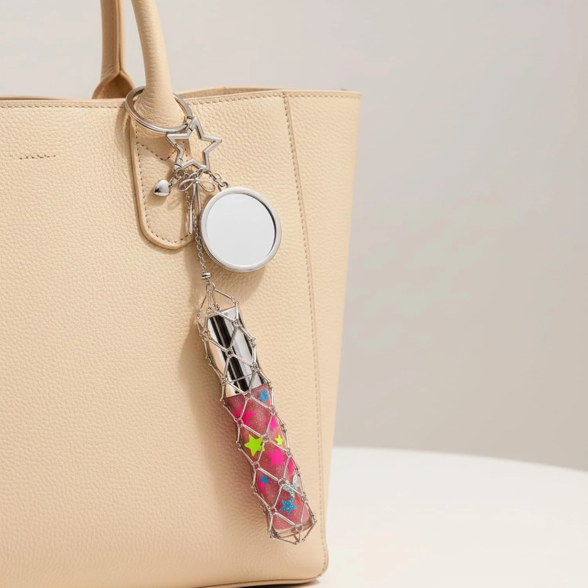 Lip gloss holder star pink
