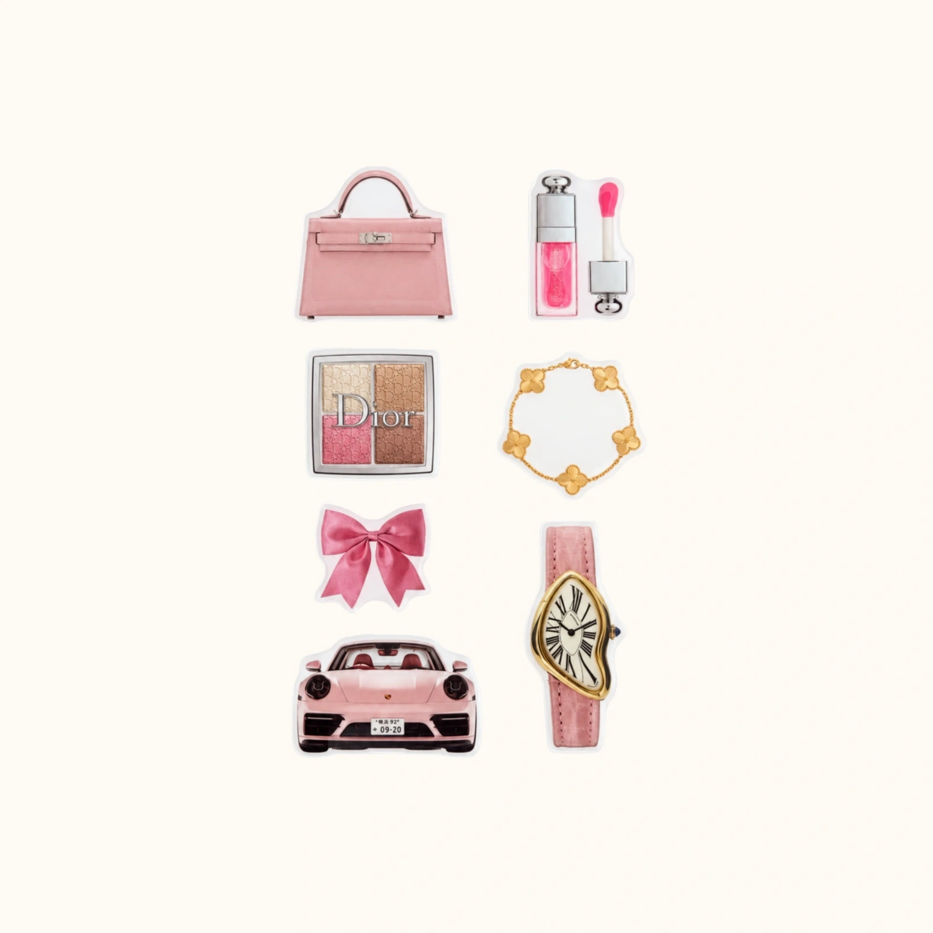 Afbeeldingen van 3D Stickervellen Dior