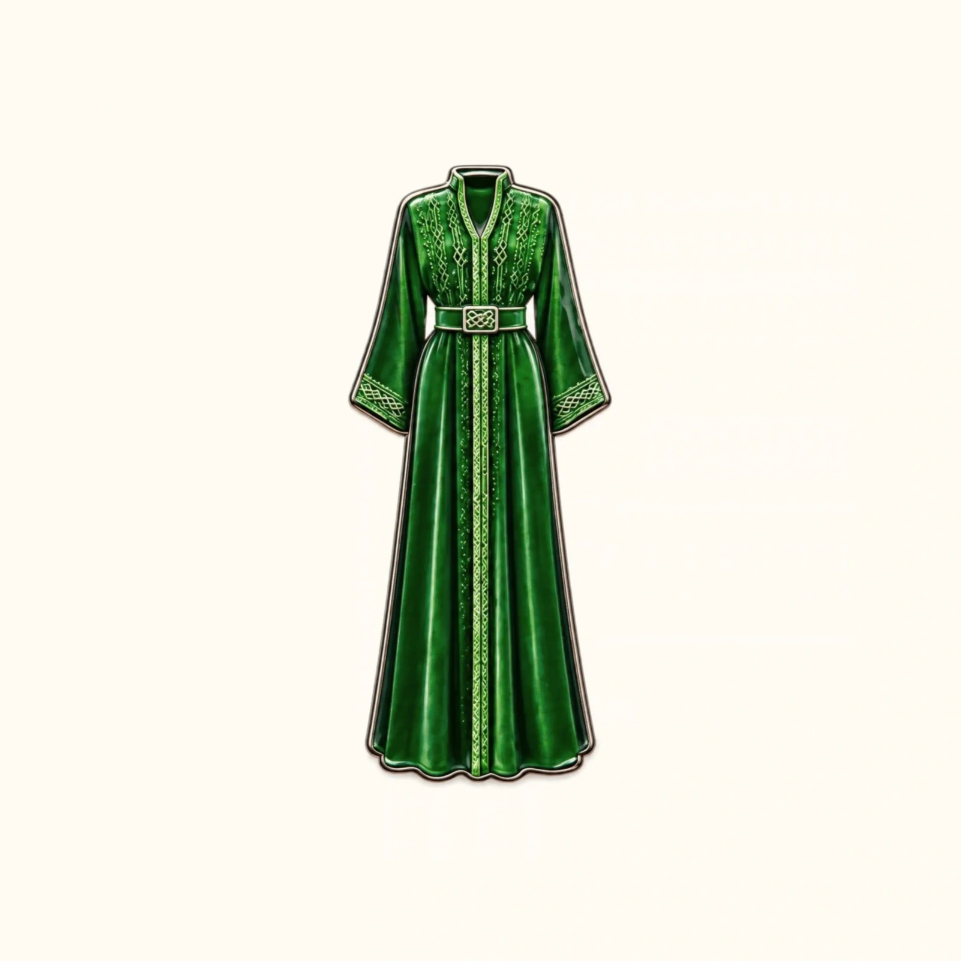 Afbeeldingen van Groene Kaftan