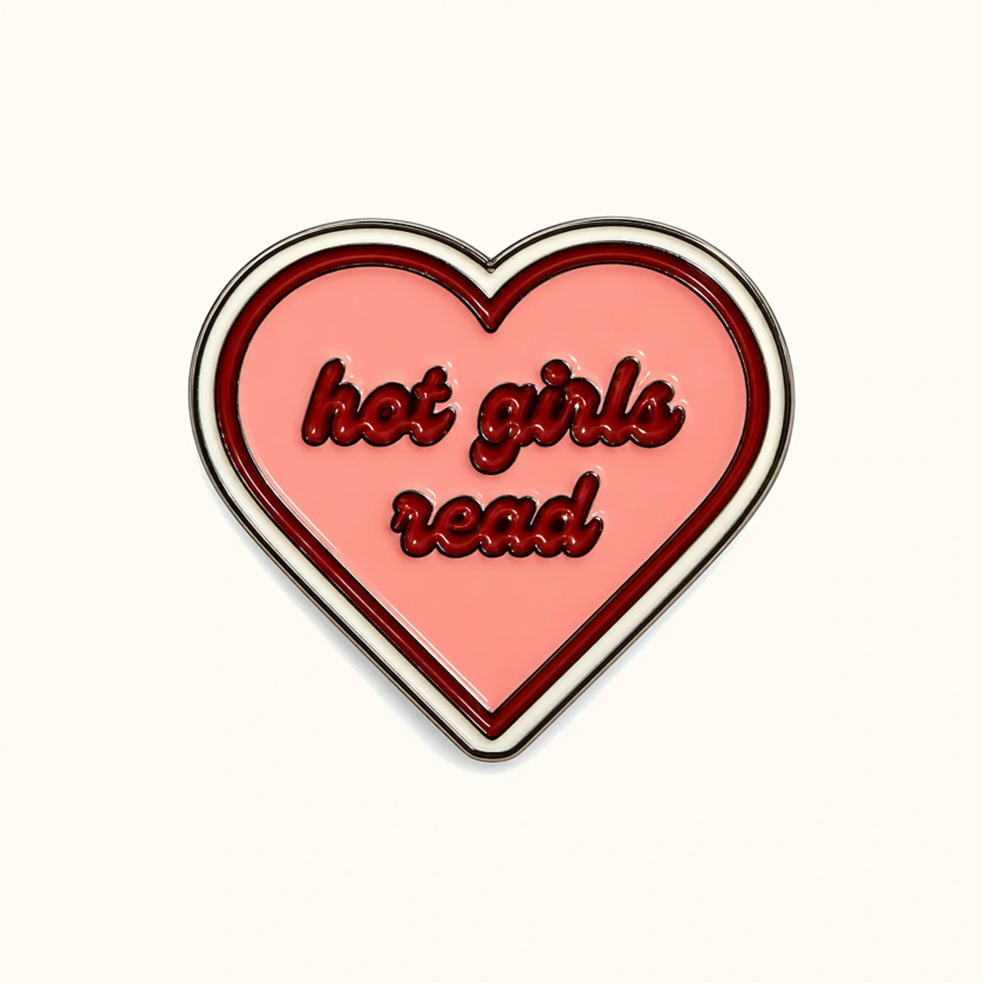 Afbeeldingen van Hot Girls Read Metalen Sticker