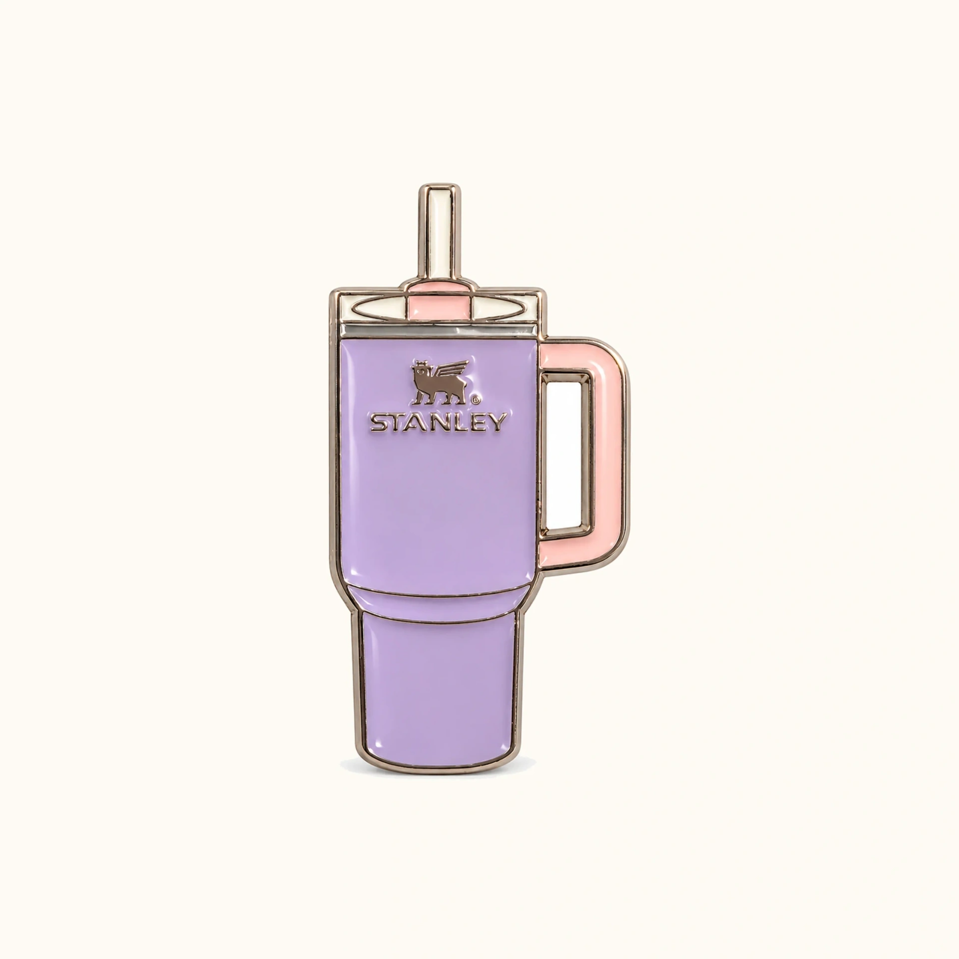 Afbeeldingen van Stanley Lila Metalen Sticker