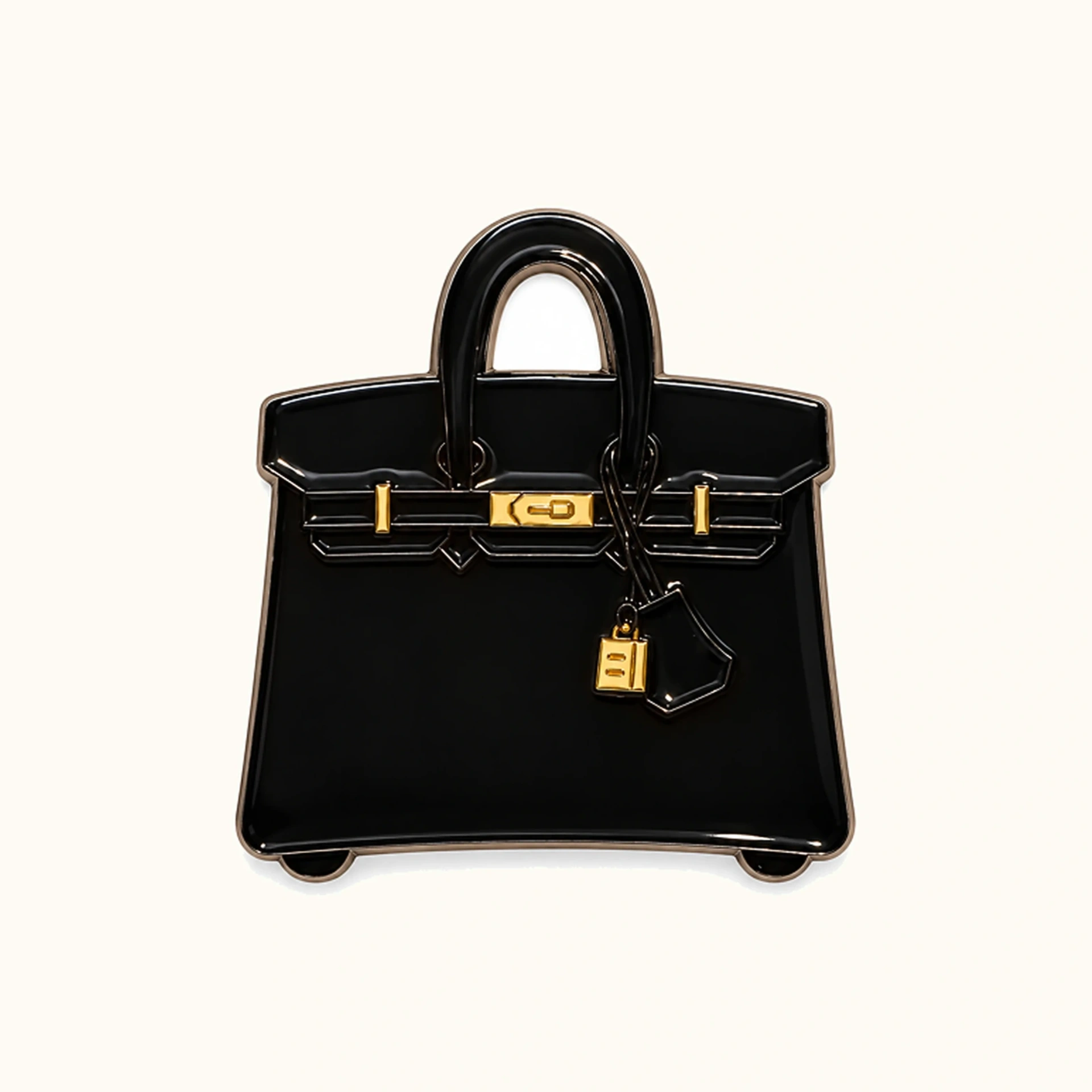 Afbeeldingen van Black Bag Metalen Sticker