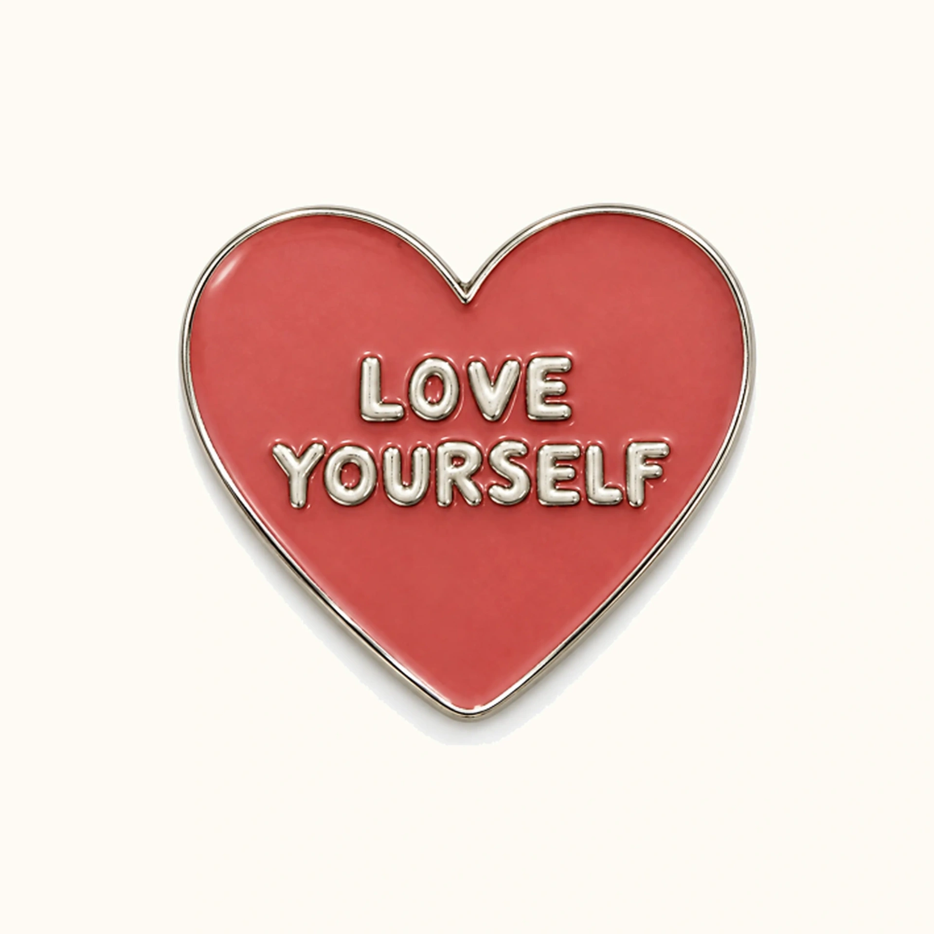 Afbeeldingen van Love Yourself Metalen Sticker