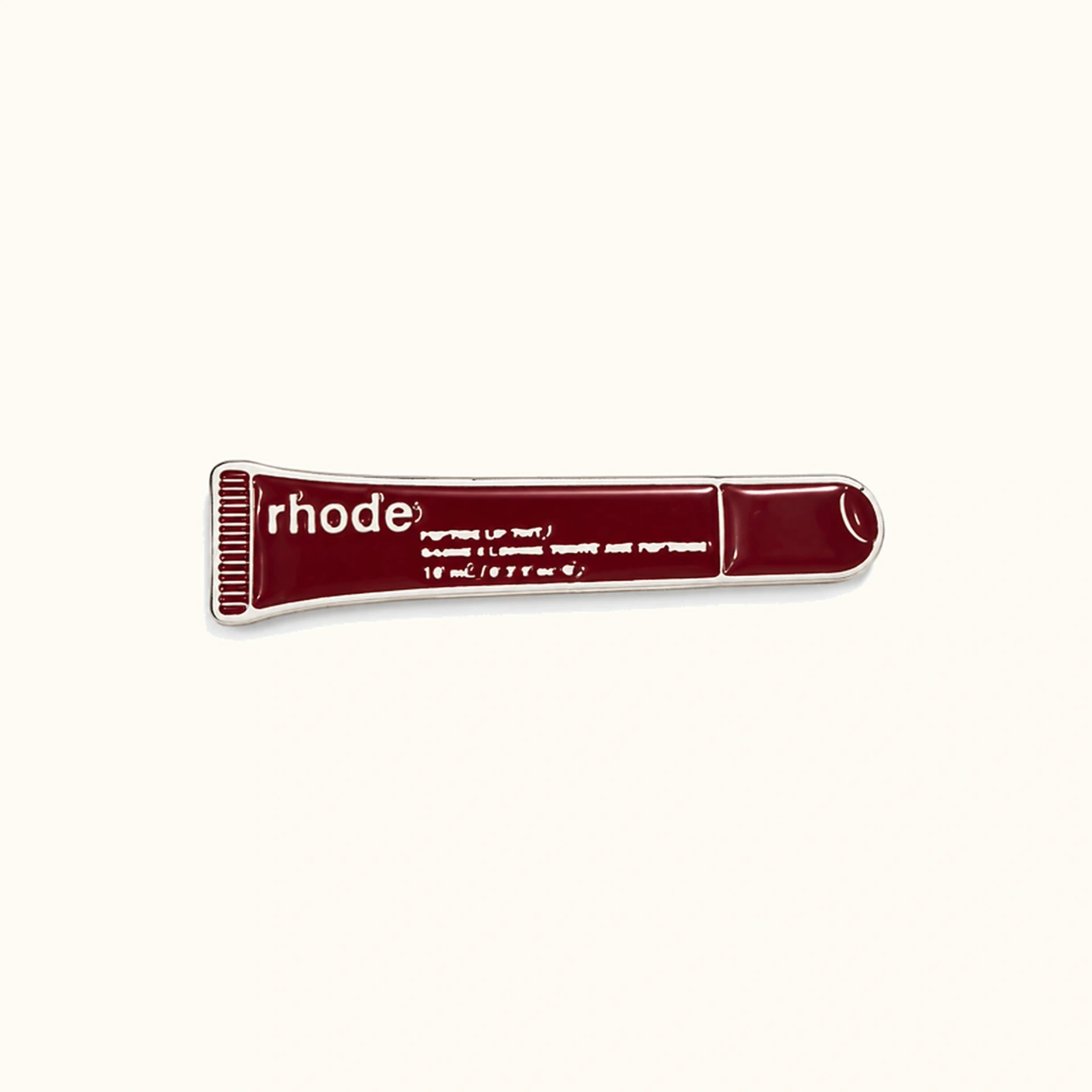 Afbeeldingen van Rhode Lipgloss Burgundy Metalen Sticker