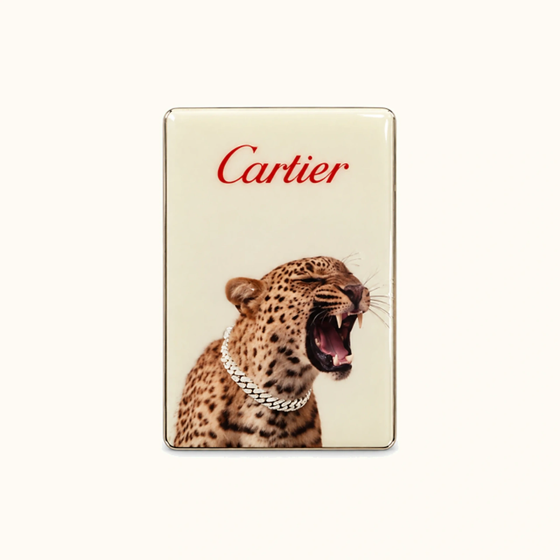 Afbeeldingen van Cartier Luipaard Metalen Sticker