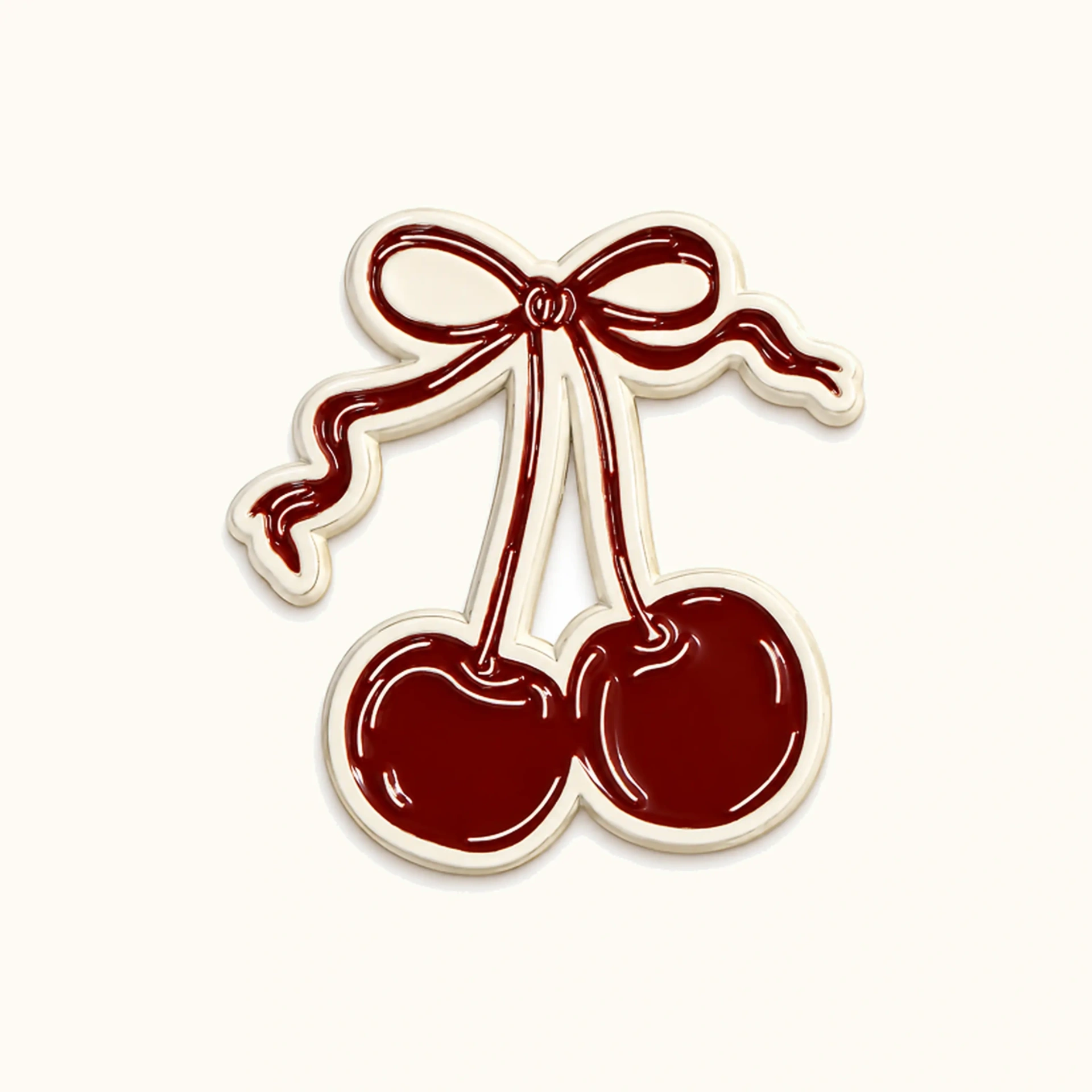 Afbeeldingen van Cherry Bow Metalen Sticker