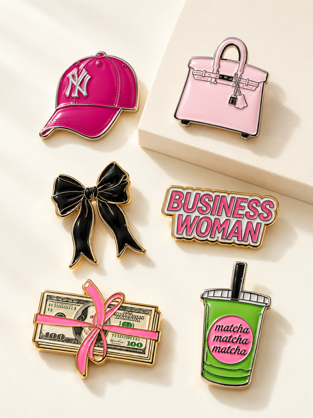 Metalen stickers